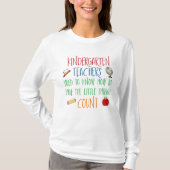 Aantal docenten Kindergarten T-shirt (Voorkant)