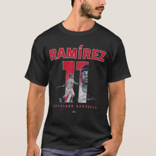 Aantal en Portrait Jose Ramirez Cleveland MLBPA T-shirt