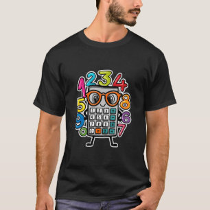 Aantal het Leren calculator kostume dag Wiskunde O T-shirt