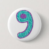 Aantal negen Buttonnen Ronde Button 5,7 Cm (Voorkant)