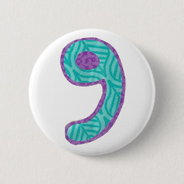 Aantal negen Buttonnen Ronde Button 5,7 Cm