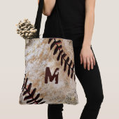 Aantal of Monogram Baseball Canvas tas (Dichtbij)