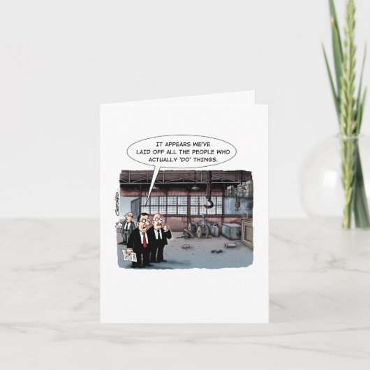 Aantal ontslagen werknemers kaart (Voorkant)