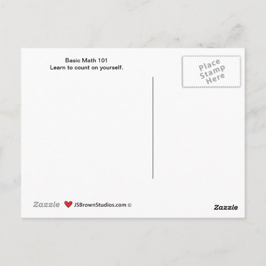 Aantal op je eigen_B_ Briefkaart (Achterkant)