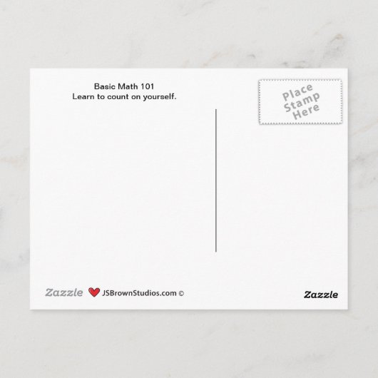 Aantal op je eigen_C_ Briefkaart (Achterkant)