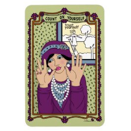 Aantal op uzelf_A_4x6 koelkast Magnet Magneet