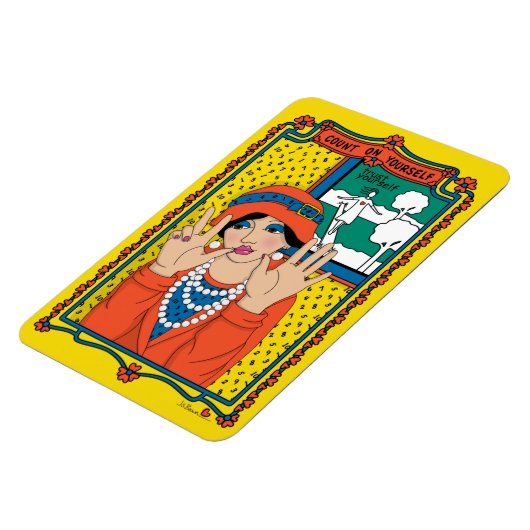 Aantal op uzelf_B_4x6 koelkast Magnet Magneet (Linkerzijde)