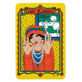 Aantal op uzelf_B_4x6 koelkast Magnet Magneet (Verticaal)