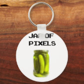 Aantal pixels sleutelhanger (Voorkant)