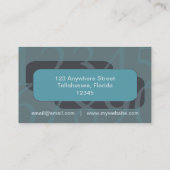 Aantal veronderstelde boekhoudkundig Visitekaartje (Achterkant)