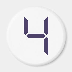 Aantal - Vier - 4 Magneet