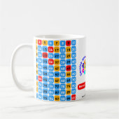 Aantal vierkante Mok (Links)