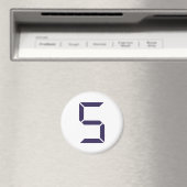 Aantal - Vijf - 5 Magneet (Insitu (Vaatwasser))