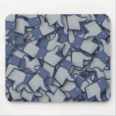 Aantal vind-ik-leuks. muismat (Voorkant)