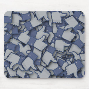 Aantal vind-ik-leuks. muismat