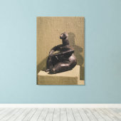 Aantal vrouwen in zitplaatsen, 3500-2500 BC Canvas Afdruk (Insitu (Houten vloer))