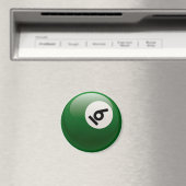 AANTAL ZES BILLIARDS BALL MAGNEET (Insitu (Vaatwasser))