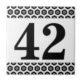 Aantal zeshoekige grens tegeltje (Voorkant)