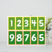 Aantallen 1 tot 9 aan de Paren van de Praktijk van (Staand voorkant)