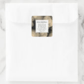 Aantallen 6:24-26 HET DUURZAME U Scripting Vierkante Sticker (Tas)