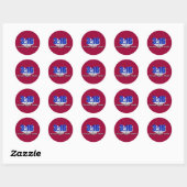 Aantallen van Hoop 3:16 Ronde Sticker (Vel)