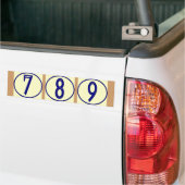 Aantallen Vinyl House Bumpersticker (Op Truck)
