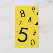 Aantallen - Zaken Visitekaartje (Achterkant)