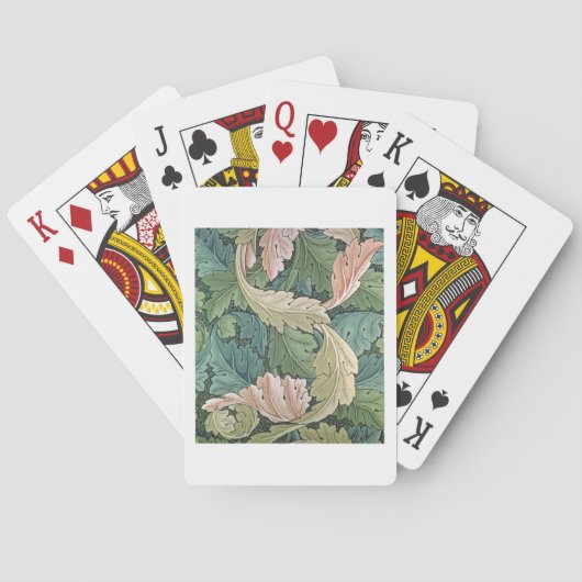 "Aantanthus" mapparaat, 1875 Pokerkaarten (Achterkant)