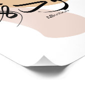 Aantasting in de moderne Arabische kalligrafie Foto Afdruk (Hoek)