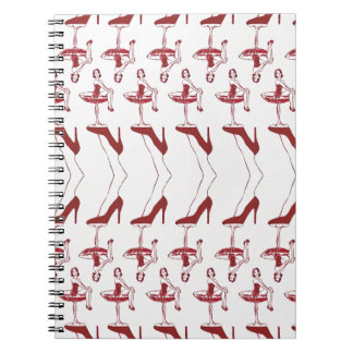 Aantekenboek met waterverf illustratie van een gla notitieboek