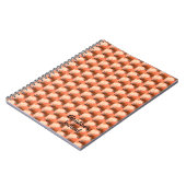 Aantekenboekje met op maat gemaakte romige dessert notitieboek (Linkerzijde)