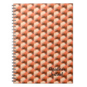 Aantekenboekje met op maat gemaakte romige dessert notitieboek (Voorkant)