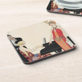 Aantekening, afbeelding voor "Gazette du Bon Ton" Bier Onderzetter (Linkerzijde)