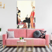 Aantekening, afbeelding voor "Gazette du Bon Ton" Canvas Afdruk (Insitu (Woonkamer))