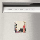 Aantekening, afbeelding voor "Gazette du Bon Ton" Magneet (Insitu (Vaatwasser))