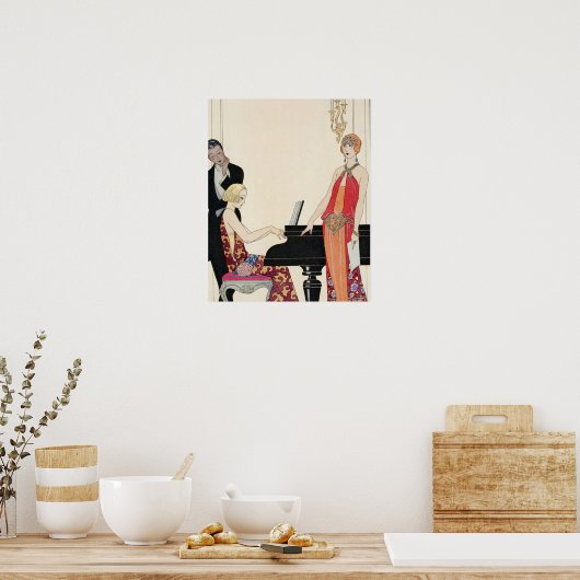 Aantekening, afbeelding voor "Gazette du Bon Ton" Poster (Keuken)