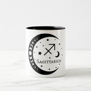Aantekening dierentuin/Sagittarius Tweekleurige Koffiemok