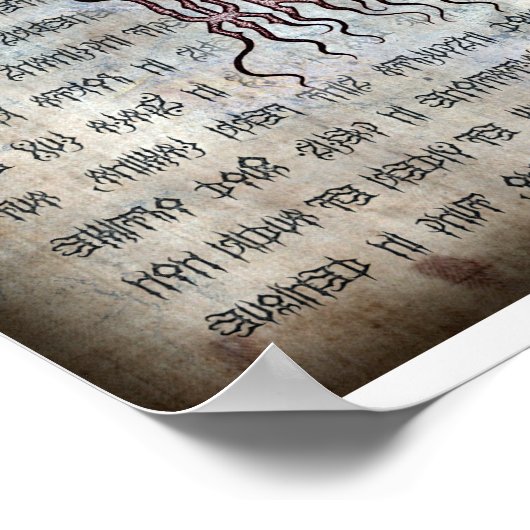 Aantekening van de oude 18x24 poster (Hoek)