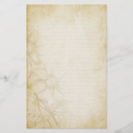 Aantekening van hout briefpapier