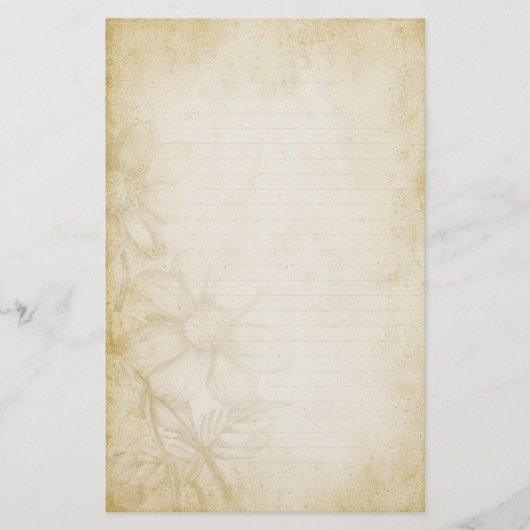 Aantekening van hout briefpapier (Voorkant)