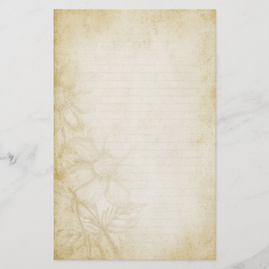 Aantekening van hout briefpapier (Voorkant)