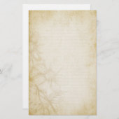 Aantekening van hout briefpapier (Voorkant / Achterkant)