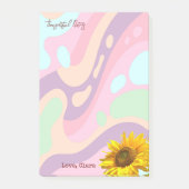 Aantekeningen Bedachtzaam Zonnebloem Pastel  Post-it® Notes (Voorkant)