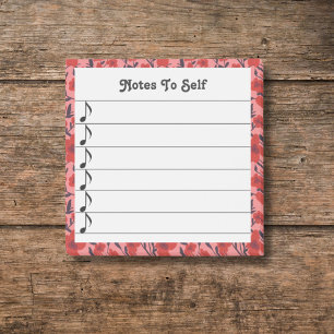 Aantekeningen bij zelfgelijnde sticky post-it® notes