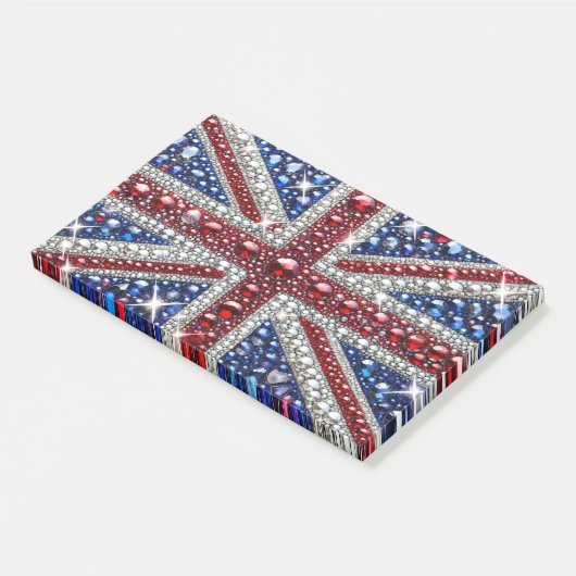 Aantekeningen met Britse kleuren Post-it® Notes (Schuin)