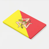 Aantekeningen met de vlag van Sicilië Post-it® Notes (Schuin)