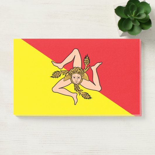 Aantekeningen met de vlag van Sicilië Post-it® Notes (Kantoor)