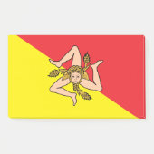 Aantekeningen met de vlag van Sicilië Post-it® Notes (Voorkant)