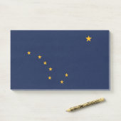 Aantekeningen met vlag van Alaska, VS Post-it® Notes (Op bureau)
