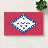 Aantekeningen met vlag van Arkansas, Verenigde Sta Post-it® Notes (Kantoor)